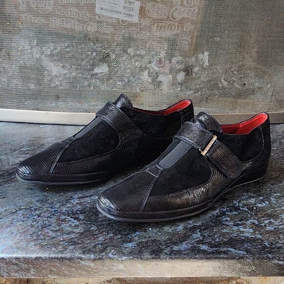 Amalfi By Rangoni Egadi Monk Strap Moccasin Shoes Size 10 - Picture 8 of 16